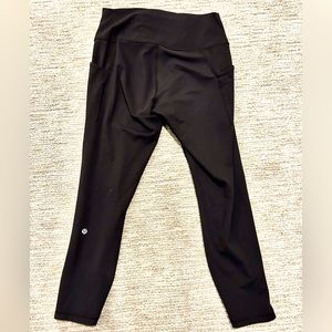 NEW Lululemon Wunder Train with Pockets - Black